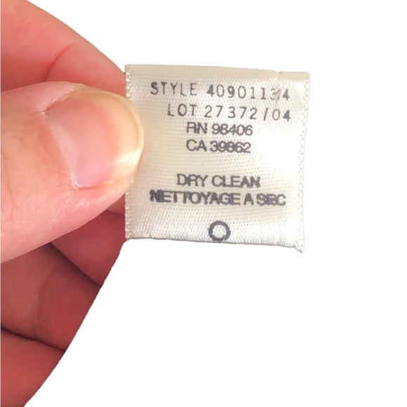 Theory Pin Stripe Blazer, Dark Gray, Single Button Closure, Size 0 - Picture 6 of 6